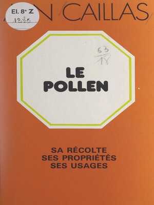 cover image of Le pollen